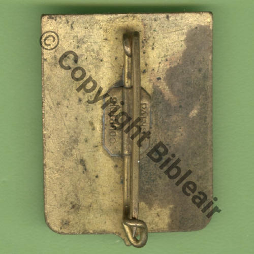 3248.EMGFA 1946.55 GT.II.64 ANJOU  COURTOIS SM Past octog COURTOIS PARIS Dos lisse Email BANDEAU BLEU 26x34mm EMAIL Src.Y.GENTY 20Eur(x2) 